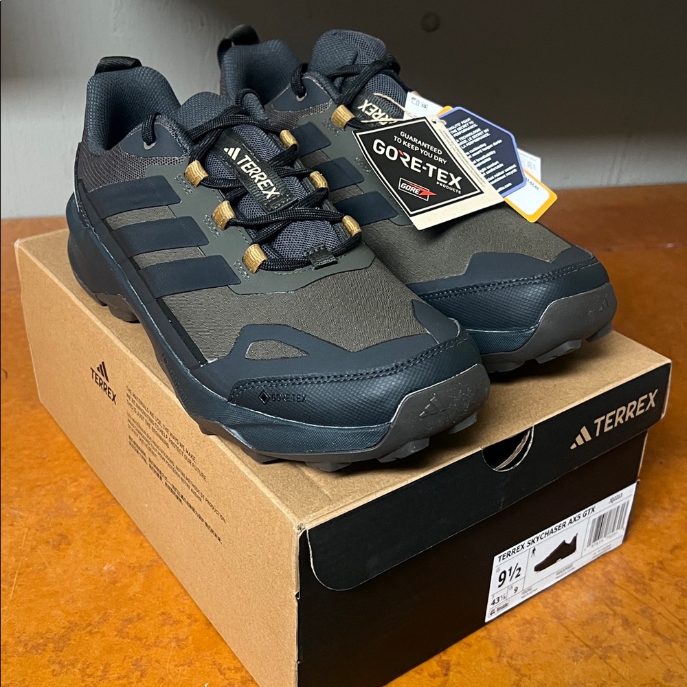 Adidas Terrex Gore-Tex Shoes - Black and Gold